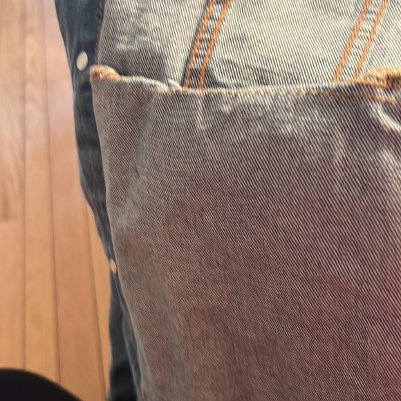 Brooklyn Cloth Blue Denim Jacket Embroidered Large - Picture 11 of 12